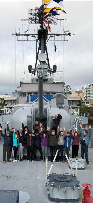 Бандеровское стояние в Сиэтле на боевом корабле "USS Turner Joy" в Бремертоне, Вашингтон