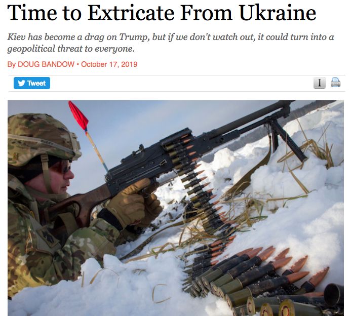 Time to Extricate From Ukraine