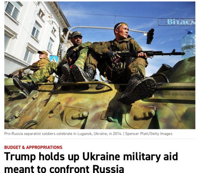 Trump holds up Ukraine military aid meant to confront Russia