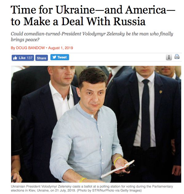 Time for Ukraine—and America—to Make a Deal With Russia