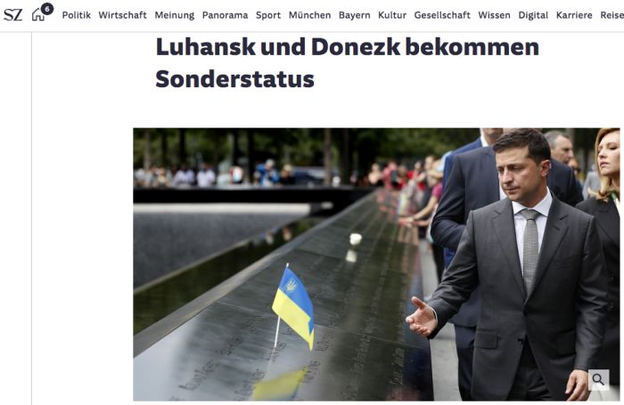 Luhansk und Donezk bekommen Sonderstatus