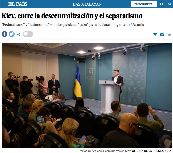 Kiev, entre la descentralización y el separatismo
