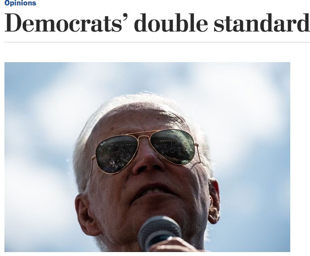 Democrats’ double standard