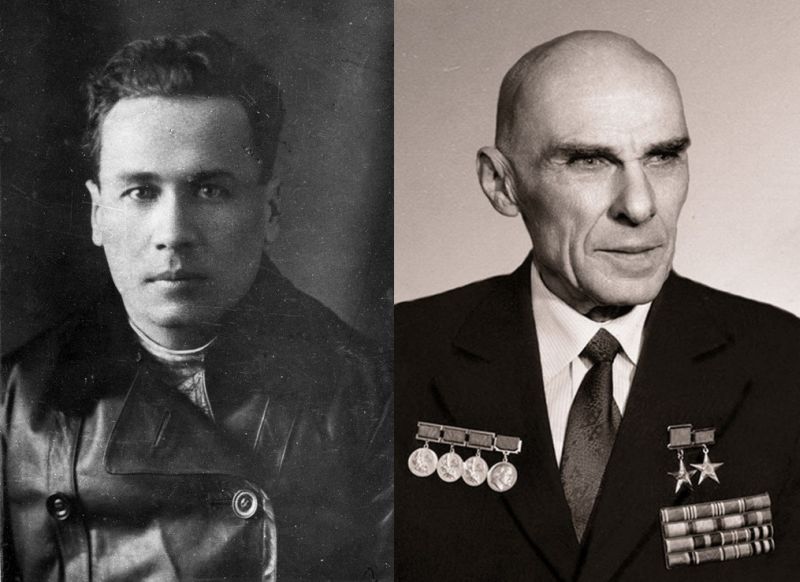 Создатели танка «Т-34» М.И. Кошкин (слева) и А.А. Морозов.