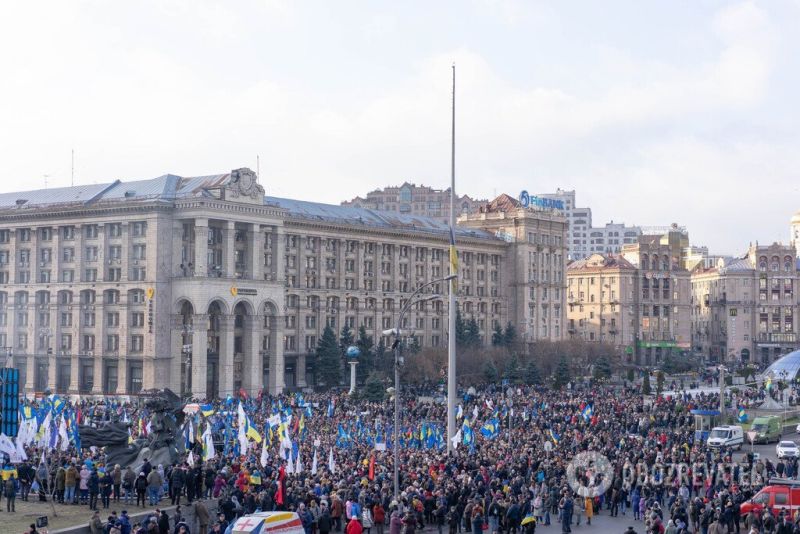 Протест «Красные линии для Зеленского» в Киеве