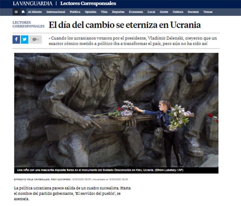 La Vanguardia: Зеленский не понимает, что на самом деле происходит в мире