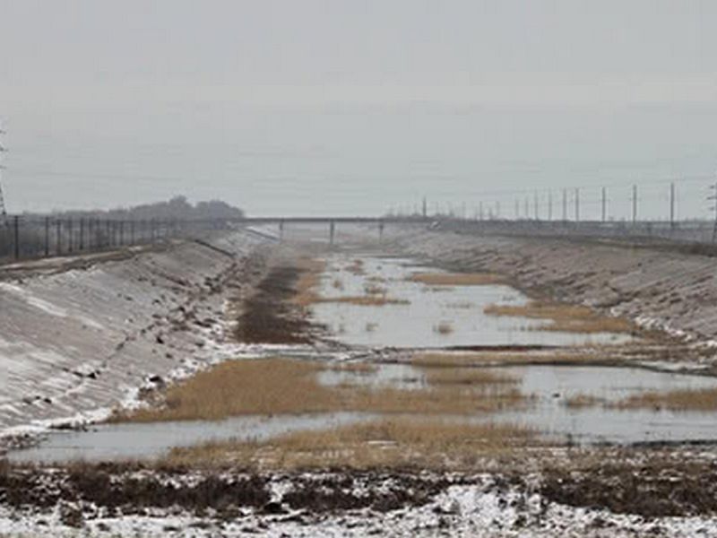 Северо-Крымский канал без воды
