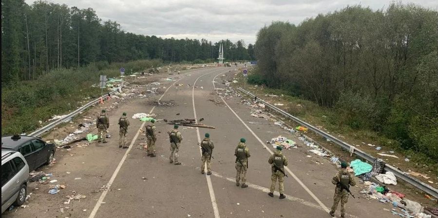 Нейтральная полоса после ухода хасидов