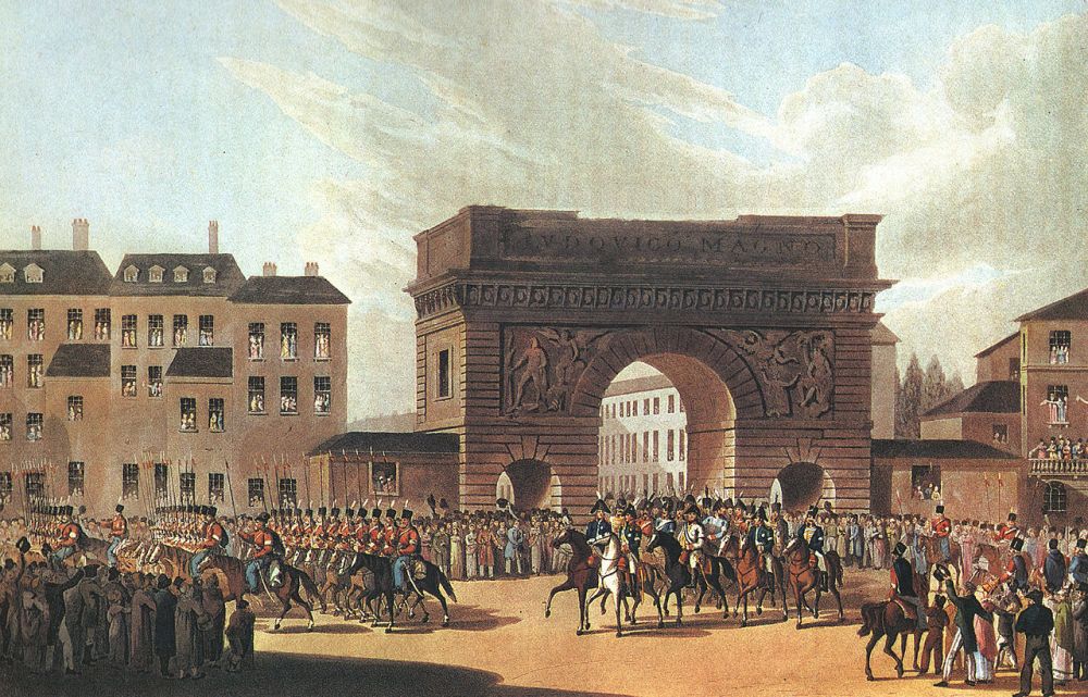 Русская армия вступает в Париж. 19 (31) марта 1814 г.