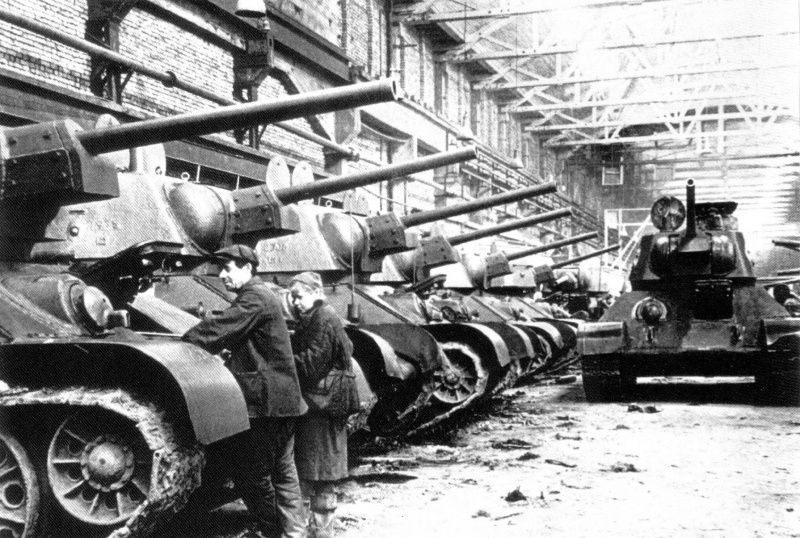 Регулировка механизмов танков на УТЗ №183. 1942 г.