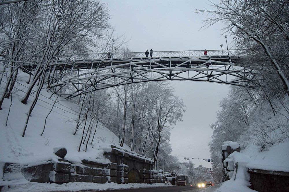 Парковый мост в Киеве