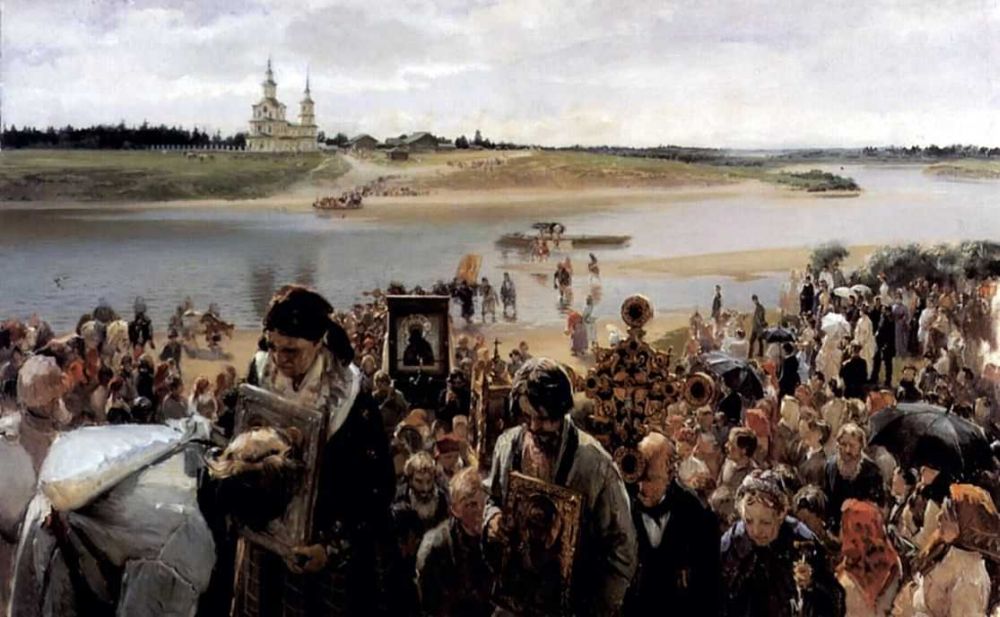 И.М. Прянишников, «Крестный ход». 1893 г.