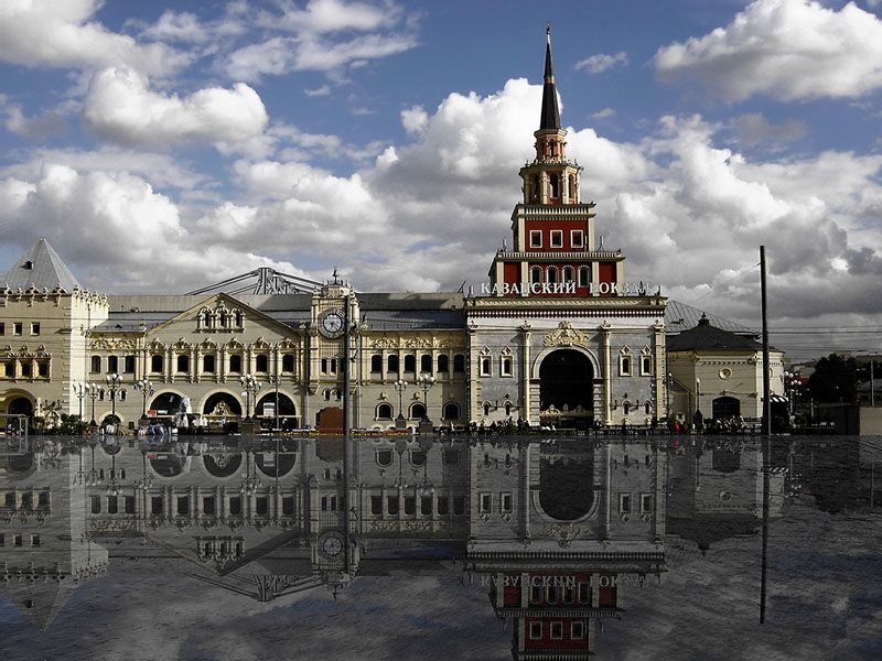 Здание Казанского вокзала в Москве