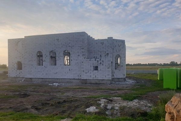 Растёт новый храм в селе Анновка на Ровенщине