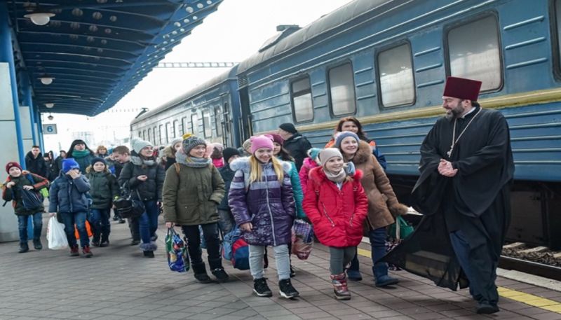 Дети из Донбасса приехали в Киев на Рождество