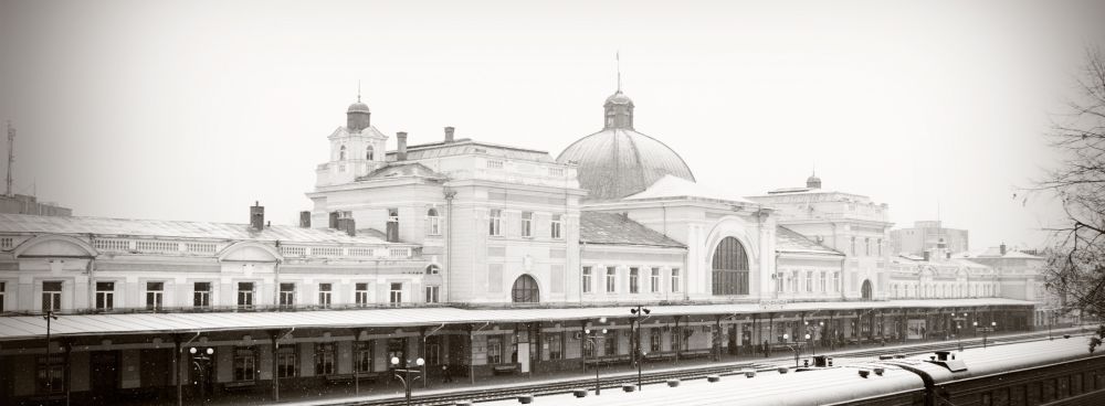 Реконструированное здание вокзала. Современный вид