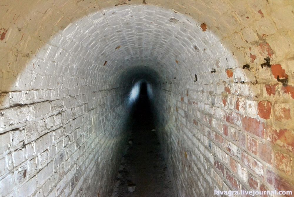 Подземный ход в одном из познаньских фортов