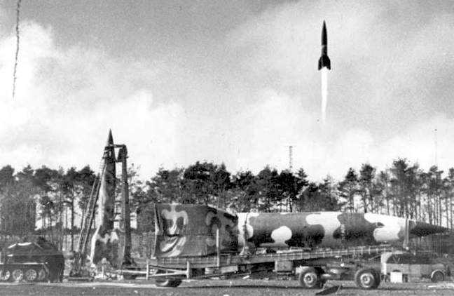 Испытание ракеты Фау-2