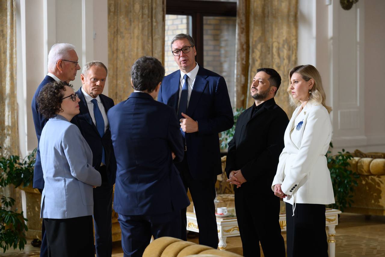 Сербский президент Александр Вучич на украинском «Карпатском саммите»: 18.09.2026 / V_Zelenskiy_official