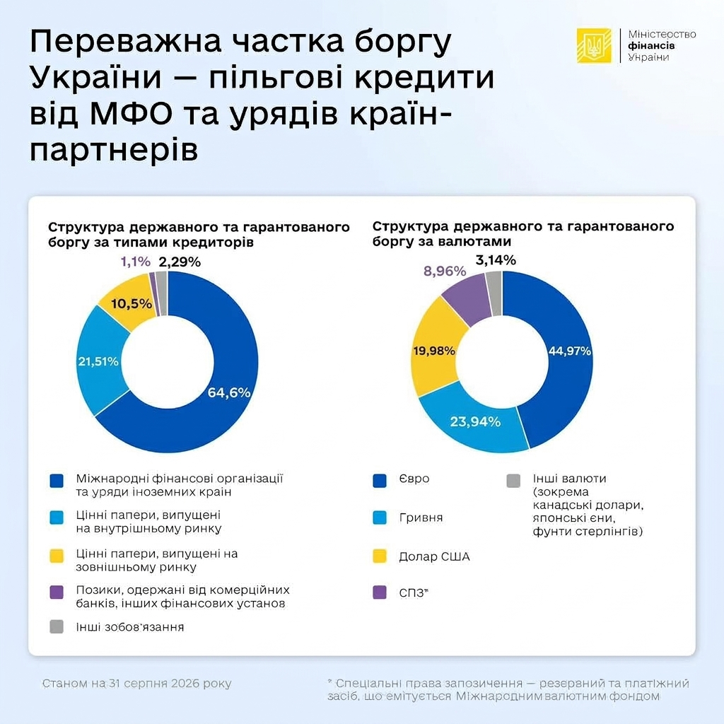 Госдолг Украины / Минфин Украины
