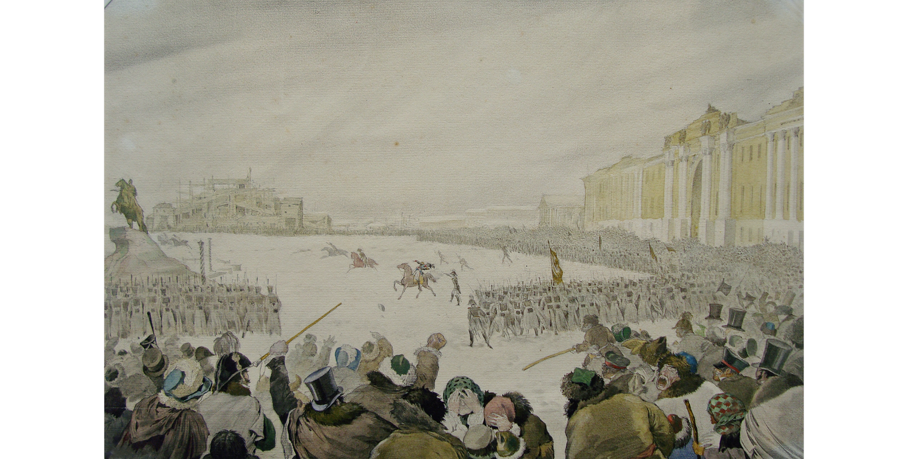 Выступление декабристов на картине С.В.Чехонина