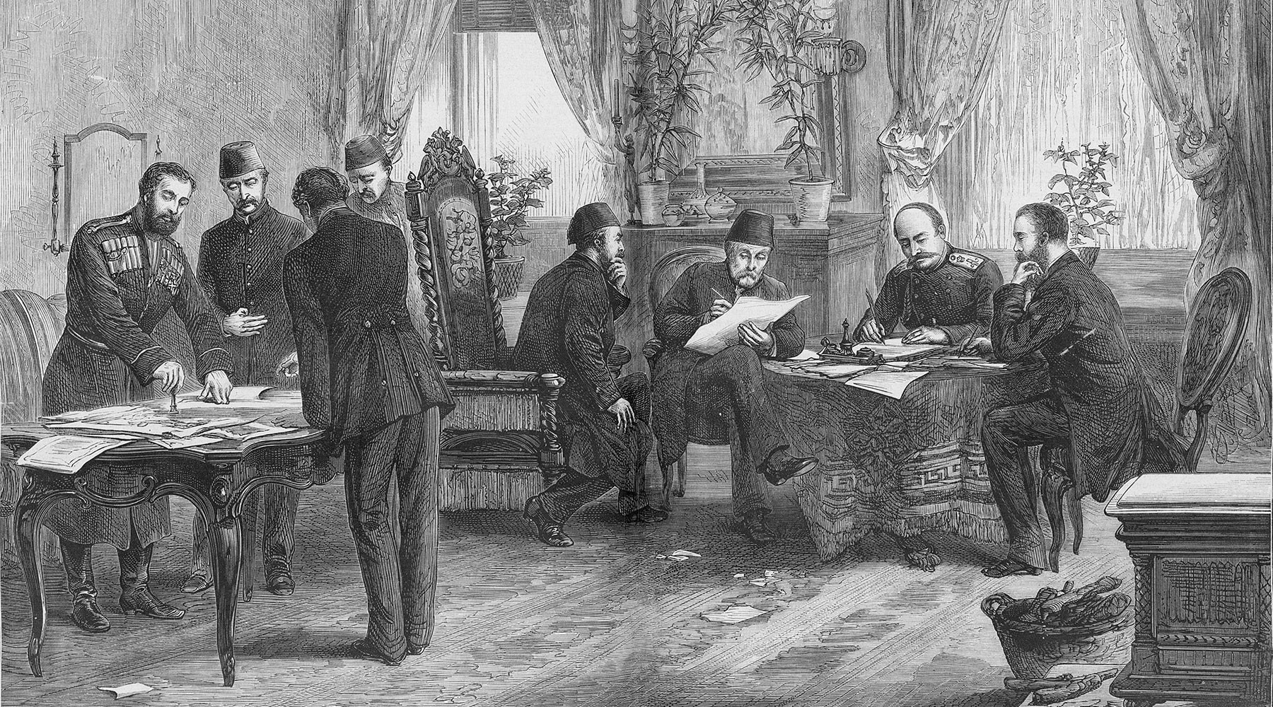 Подписание Сан-Стефанского мирного договора в 1878 году