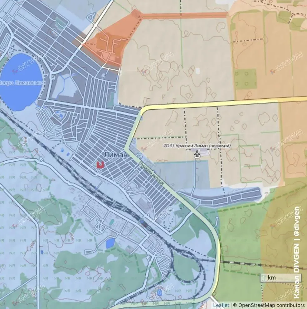 Карта СВО 11 февраля 2026 года. Краснолиманское направление