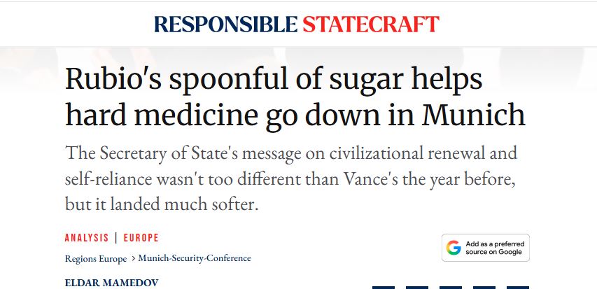 Мировые СМИ: Европейские «ястребы» уже не скрывают одержимости войной