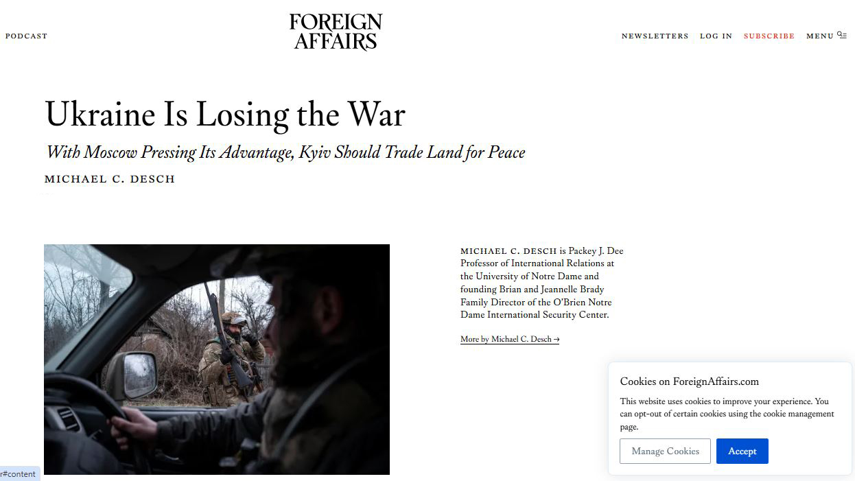 Западные СМИ: Украина упёрлась в потолок собственных возможностей