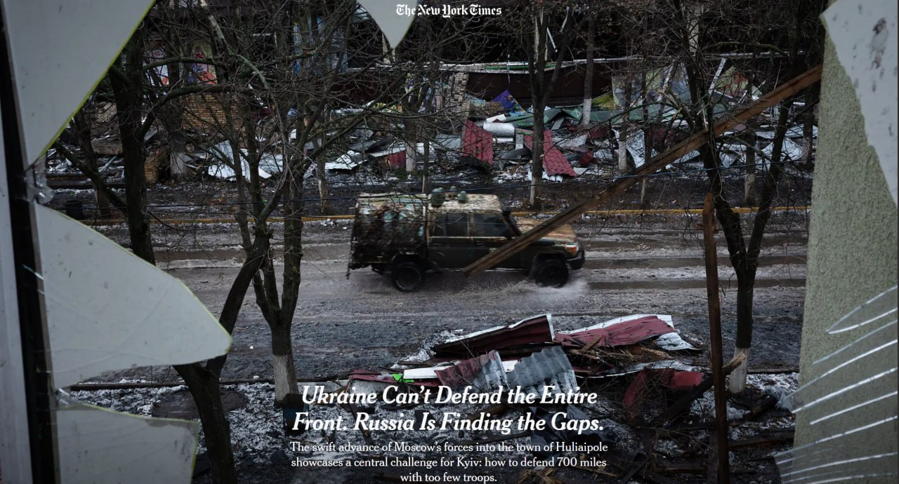 Украина больше не в состоянии оборонять весь фронт