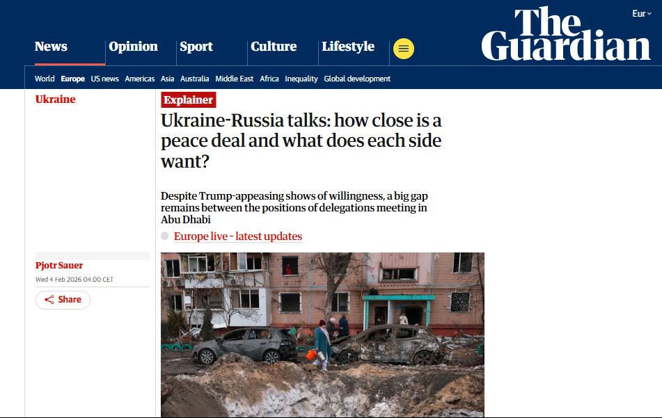 Guardian: Разногласия между сторонами слишком велики