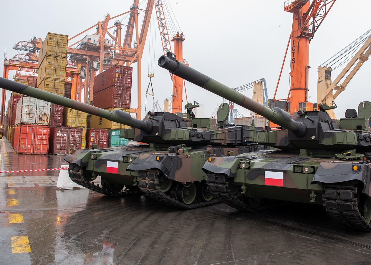 Южнокорейские танки К2 в Польше