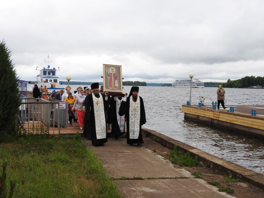 В 2019 году Волжский Крестный ход закончился 15 июня – в день обретения мощей святой благоверной Иулиании