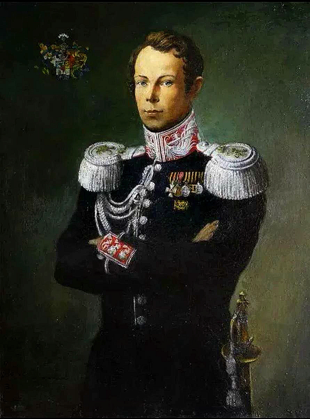 Портрет А.И. Казарского из Центрального Военно-морского музея С.-Петербурга