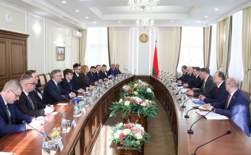 Встреча премьер-министра Белоруссии с представителями зарубежных перевозчиков в Минске