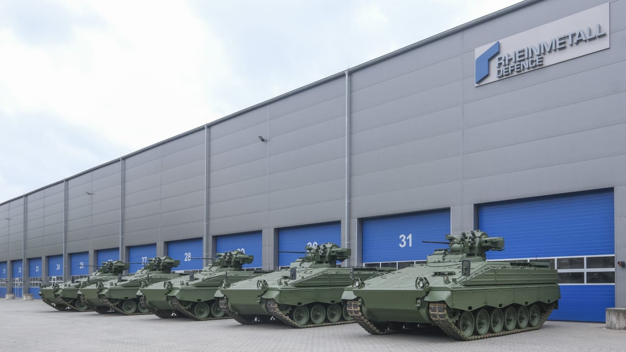 Техника для Украины на немецком предприятии Rheinmetall летом 2022 года