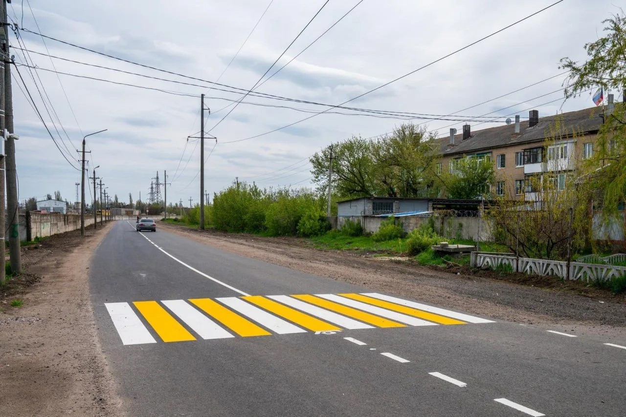 В Мелитополе завершены работы на улице Западно-Линейной