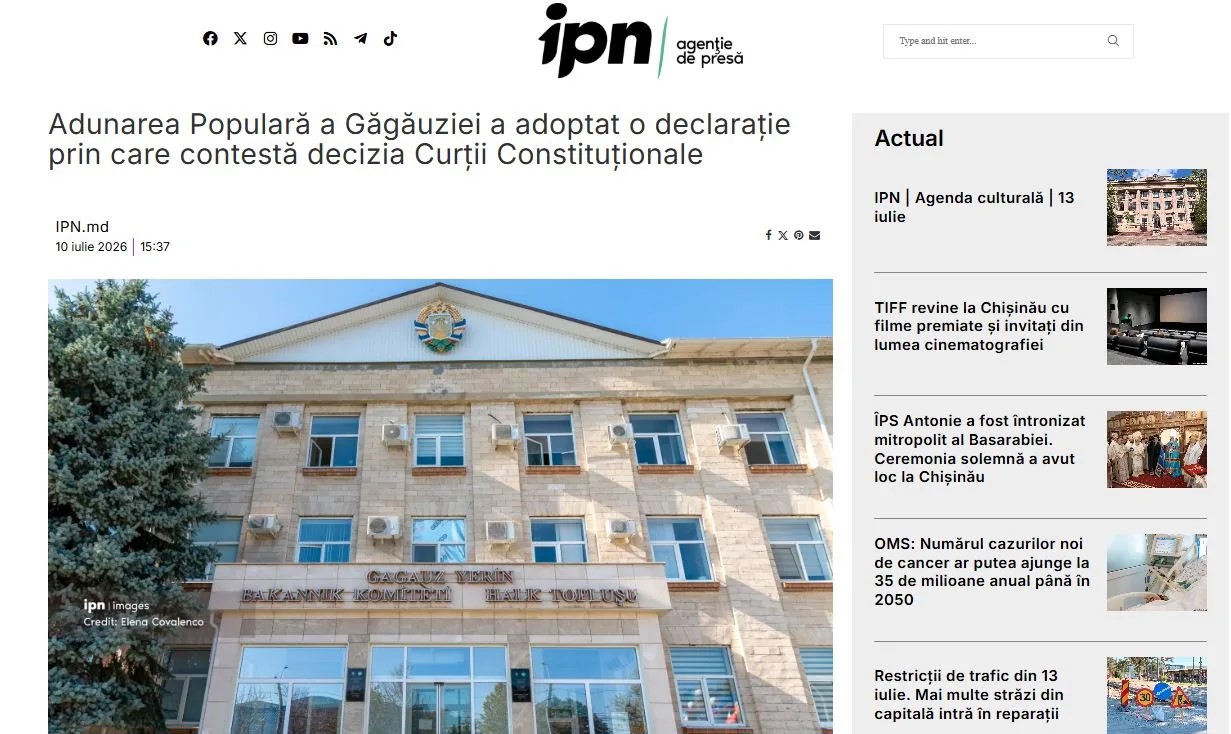 Гагаузы будут бороться за свои права