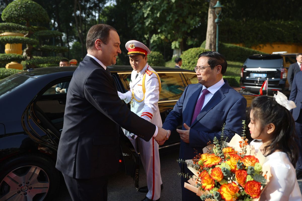 Белорусского премьера во Вьетнаме встретили как дорогого гостя. Источник: БелТА.