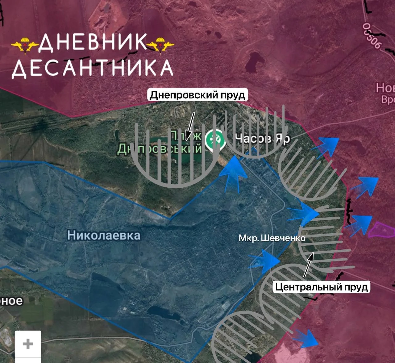 Карта СВО 4 мая 2026 года. Константиновское направление.