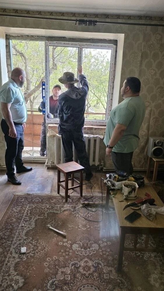 Астраханская область восстанавливает дома в Кременной