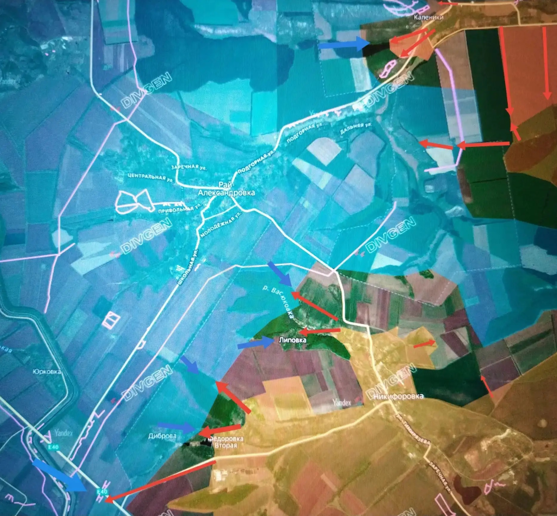 Карта СВО 27 марта 2026 года. Славянское направление.