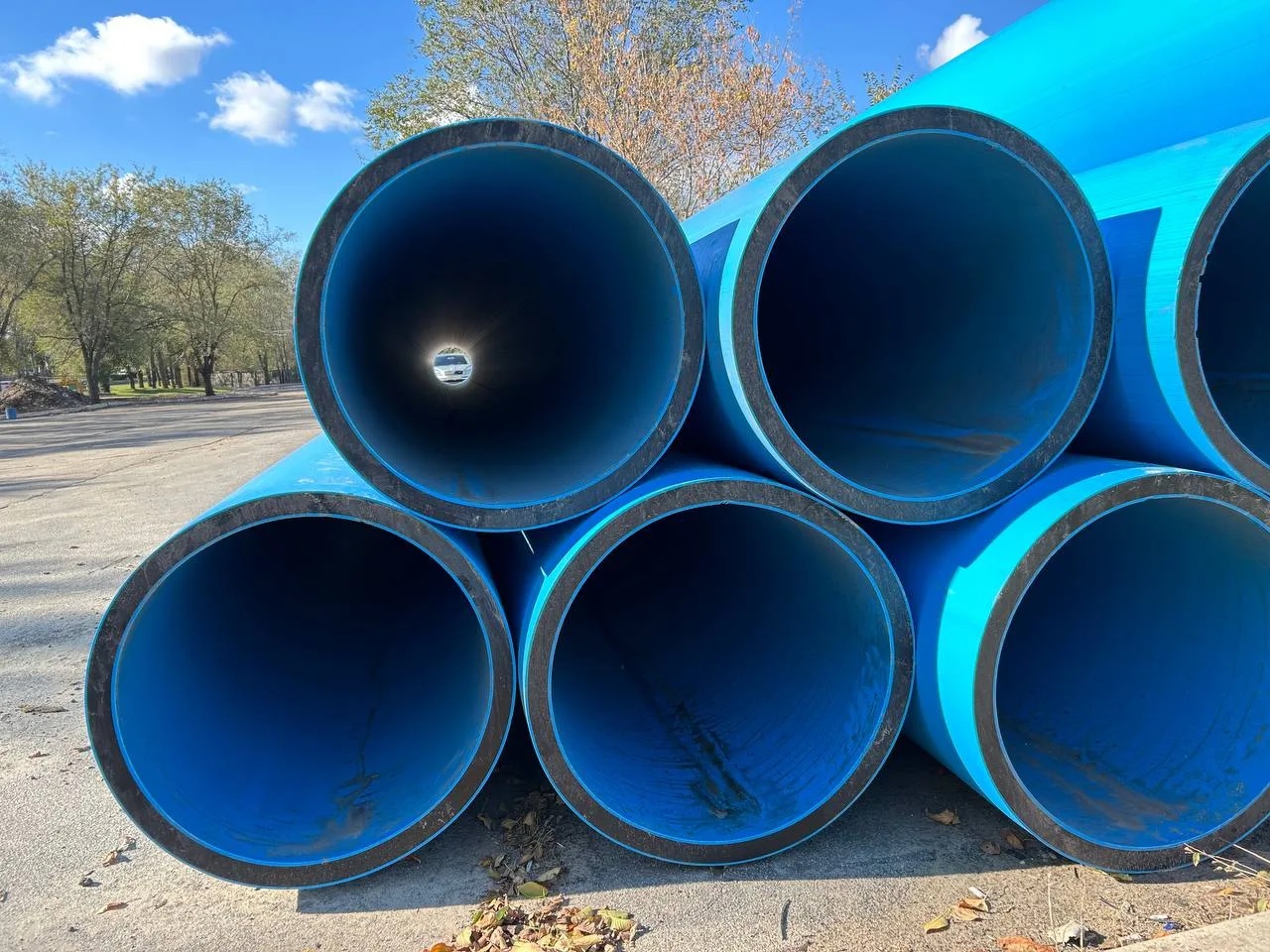 В Бердянске начали ремонт двух главных водоводов