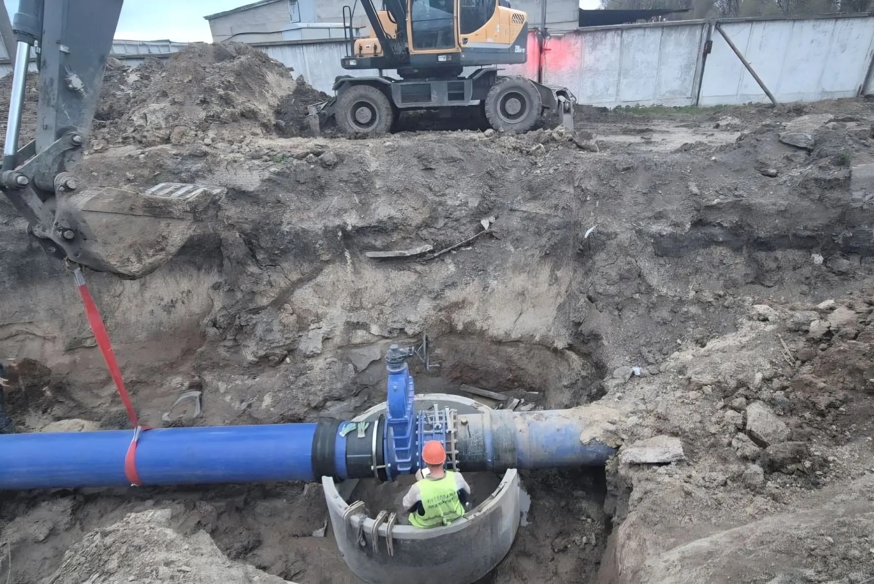 Работы по реконструкции самого проблемного в Бердянске водовода «Прилив» завершены  