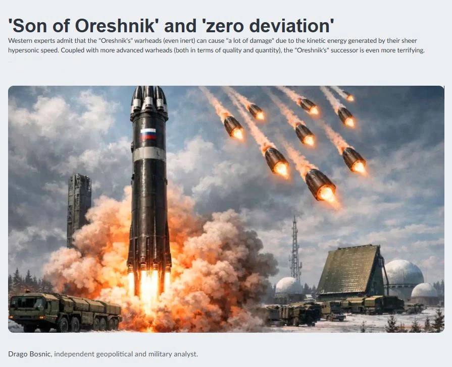 Западные СМИ пугают европейцев «Орешником»