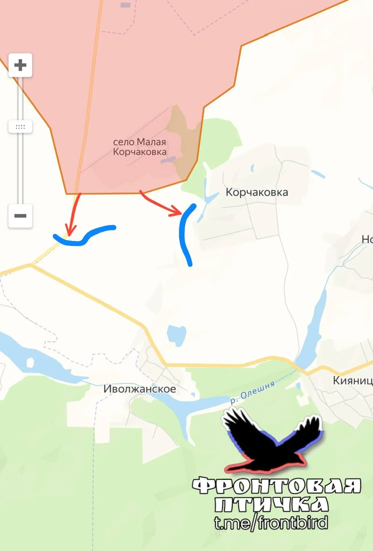 Карта продвижения группировки «Север», 4 апреля 2026 г.