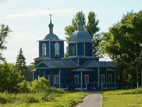 Таким был Георгиевский храм в Рыльском районе Курской области до того, как его разрушили украинские неонацисты