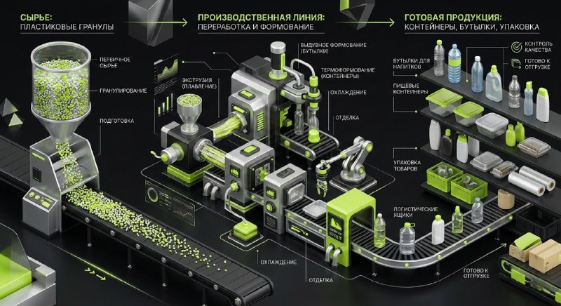 Производственная линия полимерной упаковки