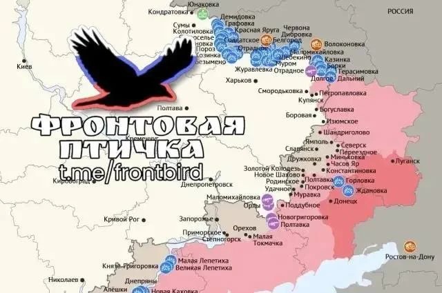Карта СВО 10 июля 2026 года. Курское приграничье..