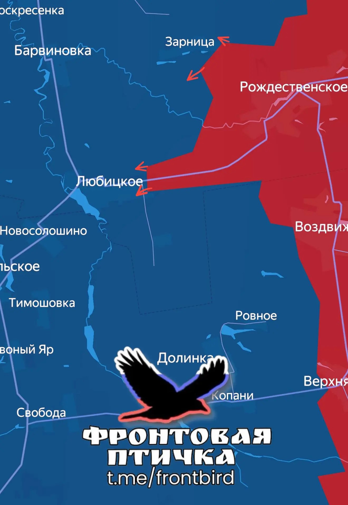 Карта СВО 29 июня 2026 года. Запорожское направление.